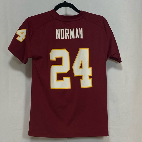 Josh Norman 24‎ Washington Redskins NFL Youth Medium 10/12 Jersey Burgundy - Picture 1 of 13